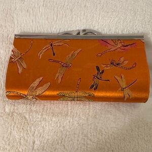 Orange Chinese Dragonfly Clutch